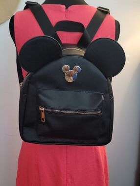 Disney Mickey Mouse Bioworld Black Ear-Accent  Backpack